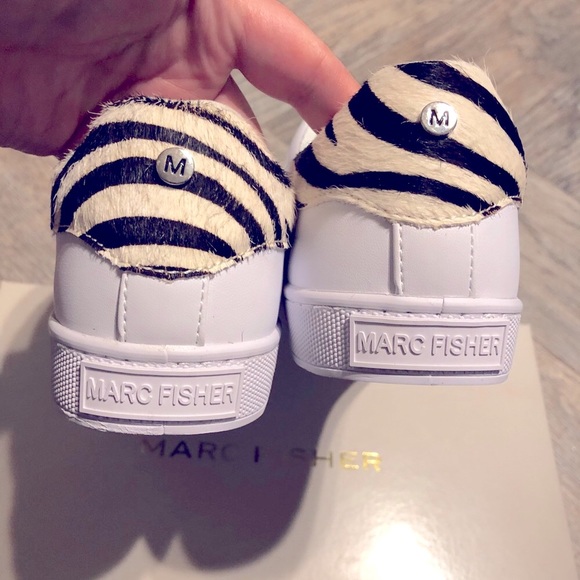 Marc fisher zebra calf hair leather sneakers - Picture 6 of 6